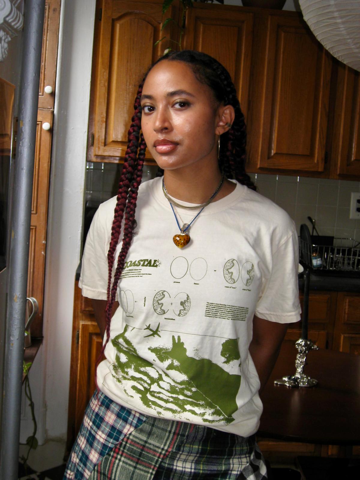 Bicoastal T (Tan / Green) - Bathe