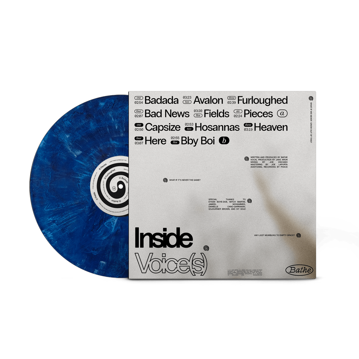 Inside Voice(s) - Bathe Vinyl (Oceania) - Bathe