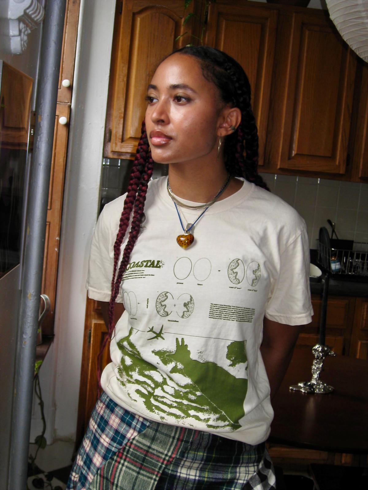 Bicoastal T (Tan / Green) - Bathe